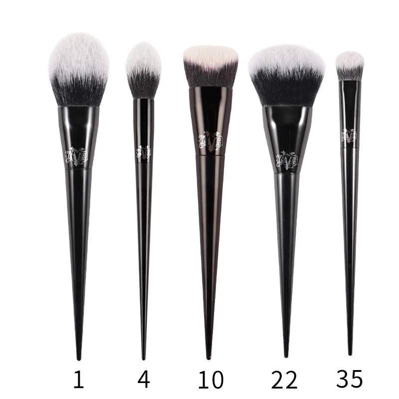 Kat Von D  Makeup Brush Set & Kit Foundation Blush Highlight Concealer Powder Sculpting Eyeshadow Brush KVD Brand Makeup Brush