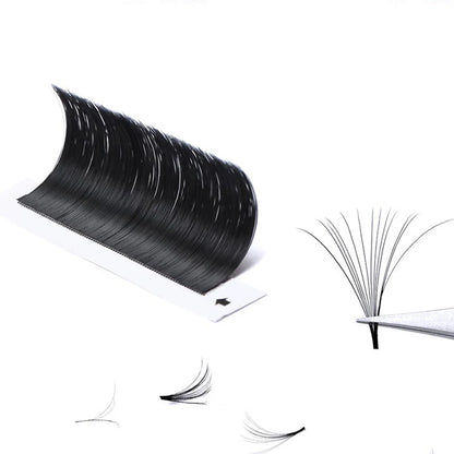 Glitter Color False Eyelash Extension Glitter Individual Fairy Lashes Russian Volume Premade Fan Christmas Halloween Color Lash