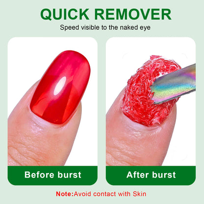 TWOING 15ml Magic Fast Nail Gel Polish Remover Clean UV Soak Off Semi Permanent Varnish Nail Art Removal Tools Manicure