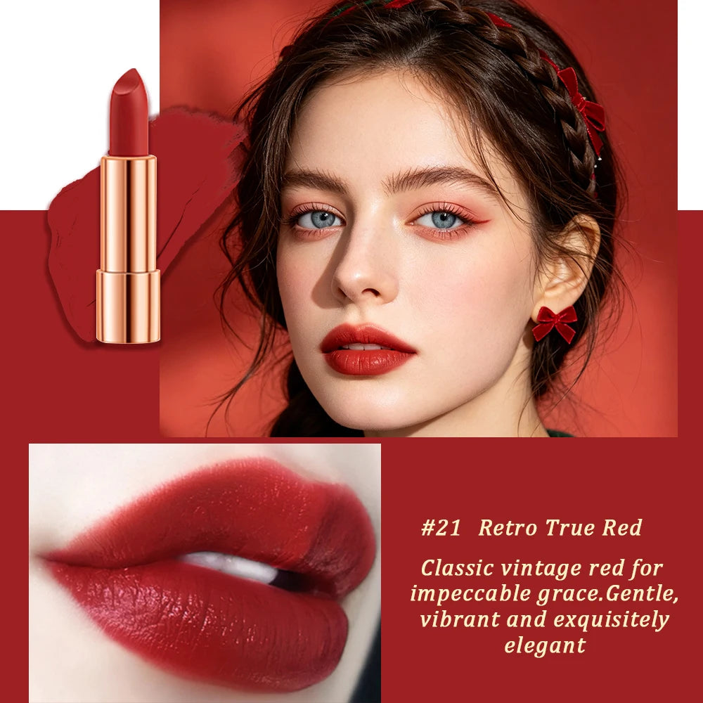 Christmas matte lip gloss set,waterproof and easy to apply,long-lasting and natural,the top choice for gifting,Christmas gift