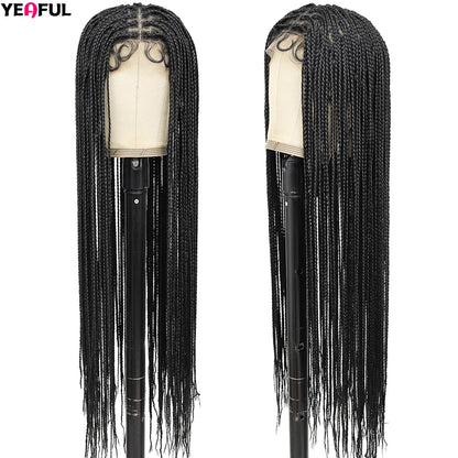Braided Wigs Lace Front Synthetic Wig Bohemian Braided Wigs Boho Braids Wig Full Lace Braided Wigs Cheap Wigs On Sale Clearance