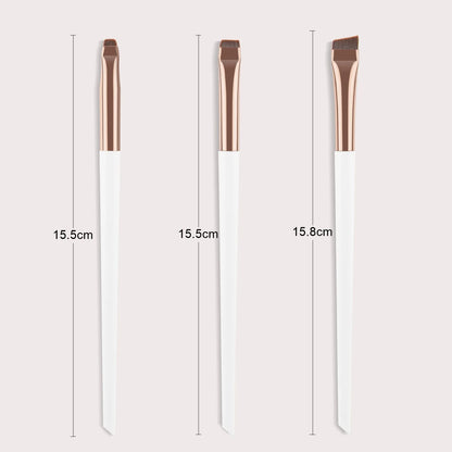 Eyeliner Brush Brow Tint Brushes Eyebrow Brushes Set Fine Angled Point Angled Slanted Tinting Ultra Thin Flat Makeup Premium Eye
