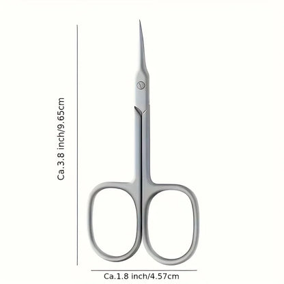 Stainless Steel Cuticle Nippers Ingrown Nail Clippers Curved Eagle Hook Beauty Scissors Manicure Tools Curved Blade Design
