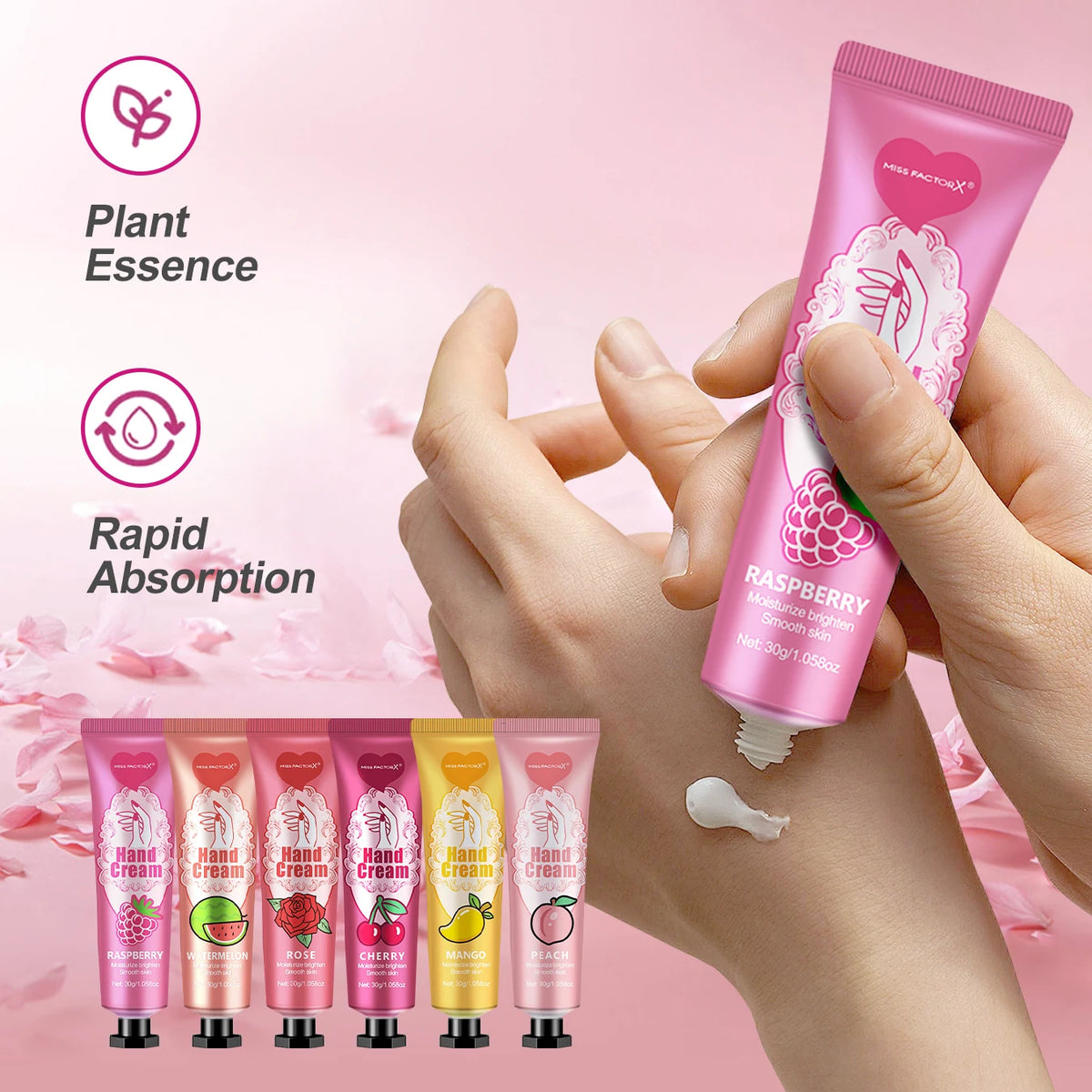 24PCS/Box Bulk Lip Balm Bulk Hand Cream Bulk Red Thank You Card and Red Gauze Bag Newlywed Thank You Gifts to Guests Christmas
