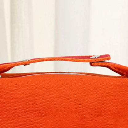 Trendy Large Capacity Cosmetic Storage Bag Portable Handheld Makeup Pouch Canvas Travel Storage Bag Cosmetic Storage