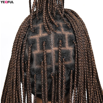 Braided Wigs Lace Front Synthetic Wig Bohemian Braided Wigs Boho Braids Wig Full Lace Braided Wigs Cheap Wigs On Sale Clearance