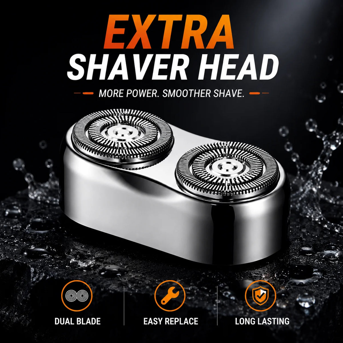 Portable Electric Shaver,Beard,For Men Pocket Razor Usb-C Rechargeable Waterproof Dual Blade Mini Beard Shaver
