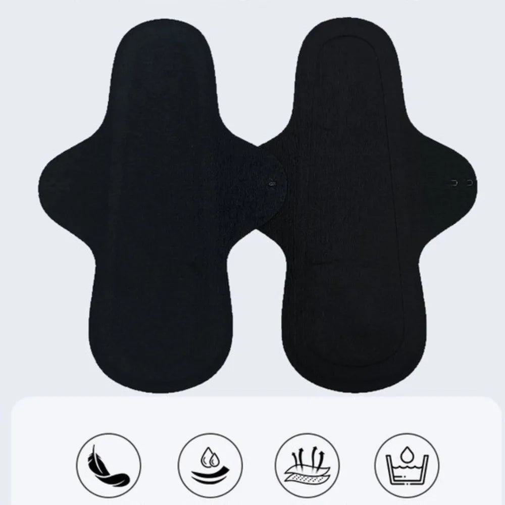 Gasket Washable Menstrual Cloth Pads Seamless Reusable Sanitary Napkin Soft Pure Cotton Nursing Pad for Women Adult Elderly