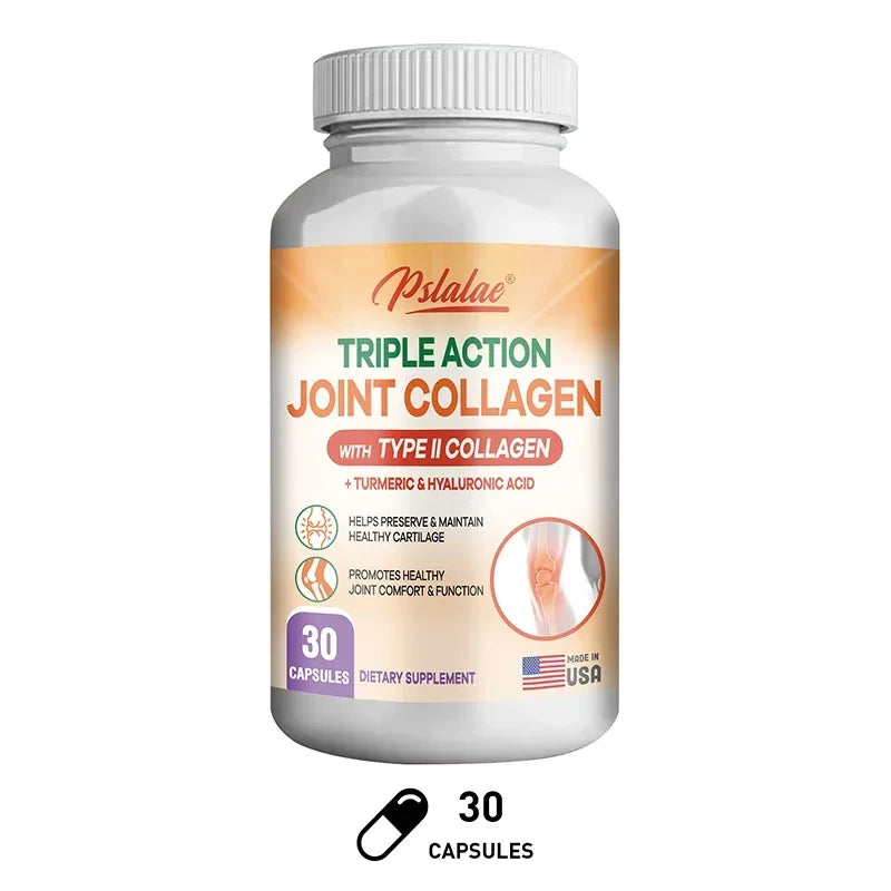 Triple Action Joint Collagen with Type II Collagen - Relieve Stress, Control Bone and Joint Inflammation, Enhance Immunity