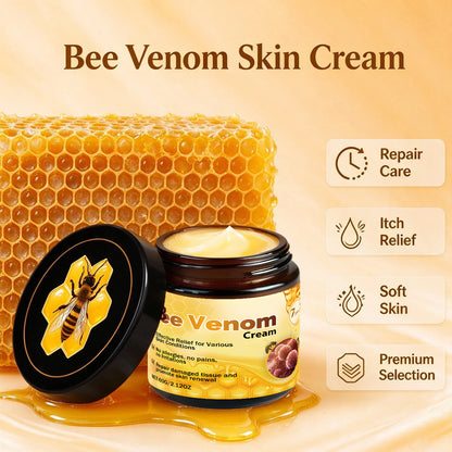 Bee Venom Skin Restoration Cream Lift Tightenes Sagging Fade Freckle Melanin Anti Cellulite Day & Night Body Massage Moisturizer