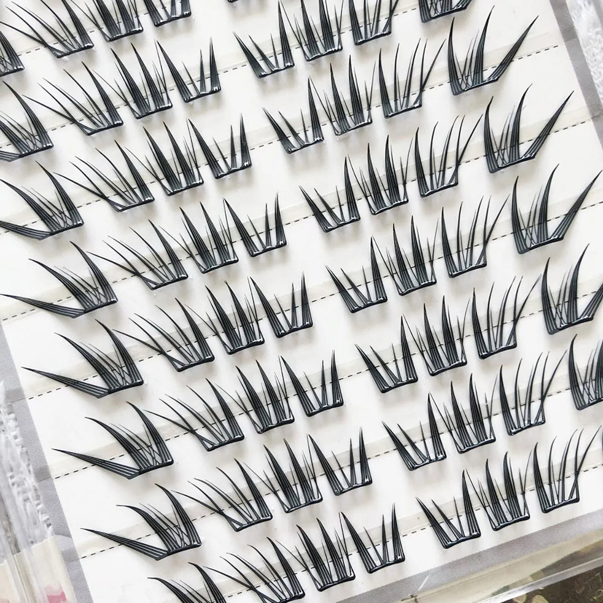 Fluffy Lazy Cat Comic False Eyelashes Korean Style Natural Look Curling Diy Eyelash Extensions For Women Daily Makeup & Party