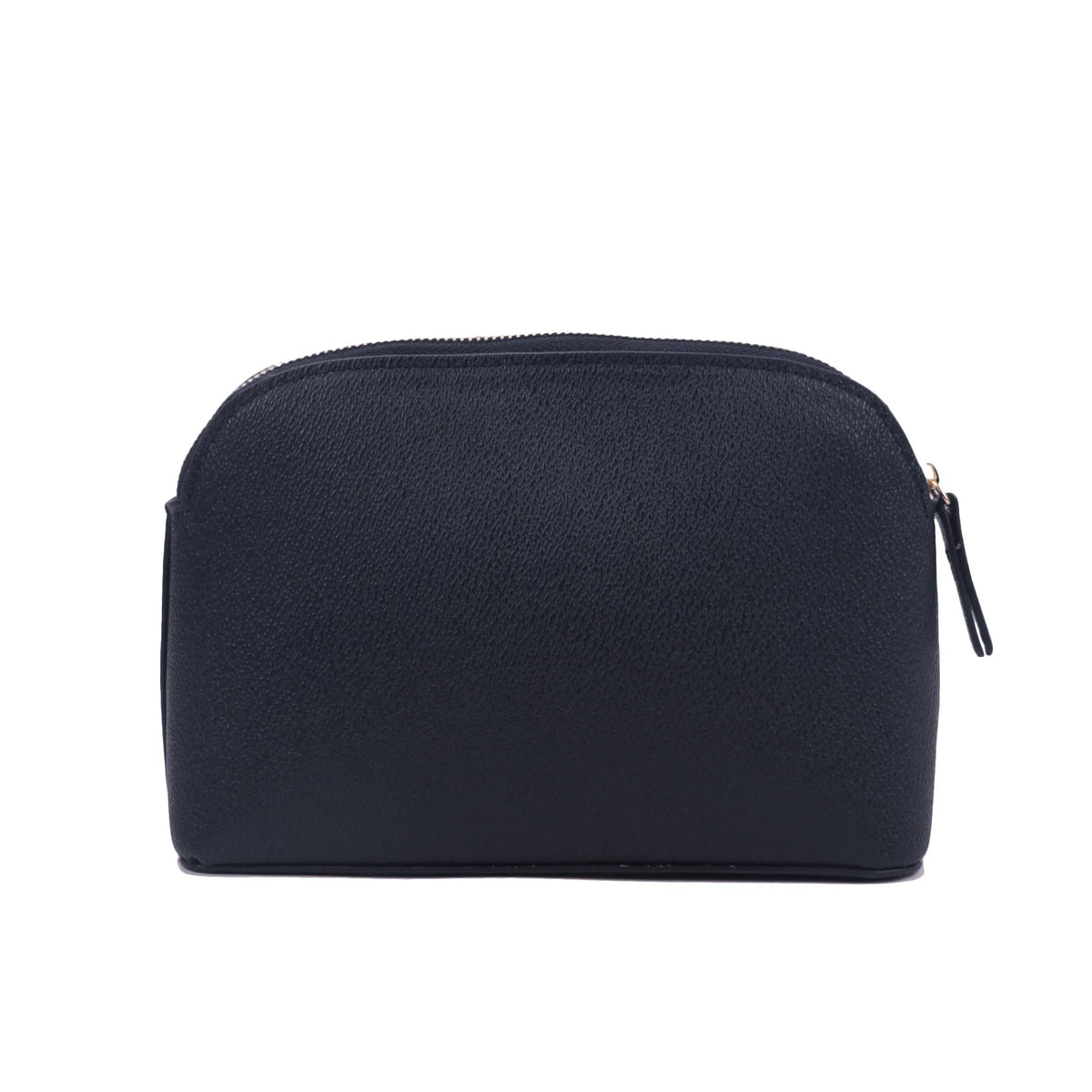Customized Letters PU Leather Cosmetic Storage Bag Classic Simple Atmosphere Solid Color Make Up Bag Advanced Zipper Wash Bag