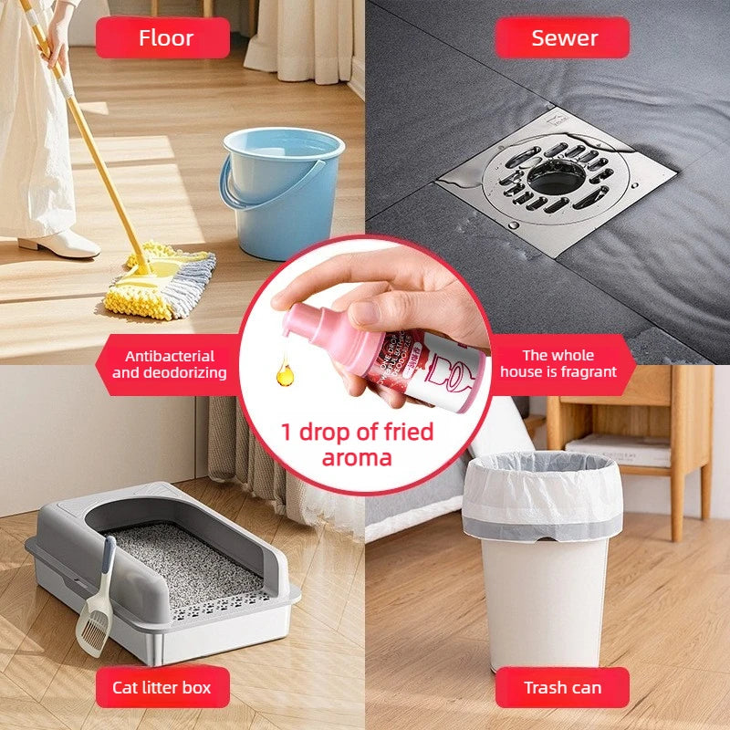 1/2/3Pcs Toilet Sterilization Deodorizer Odor Removal Fresh Toilet Aromatherapy Air Freshener for Floors Sewers and Trash Cans