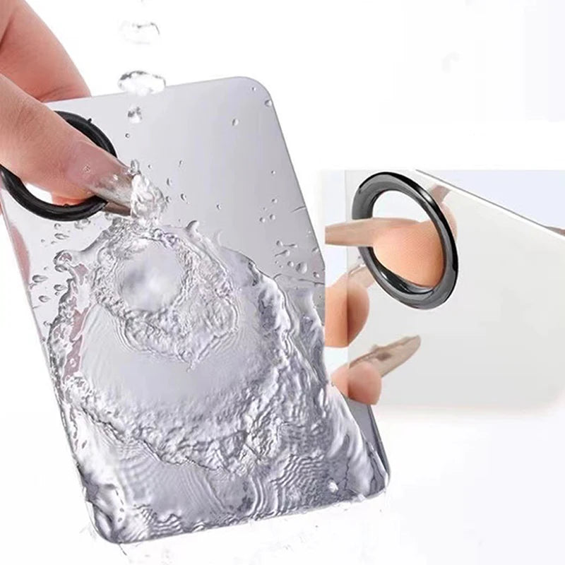【M】1Set Foundation Brush Mixing Palette Stainless Steel Mixer Palette With Spatula Lipstick Eye Shadow MakeUp Tools