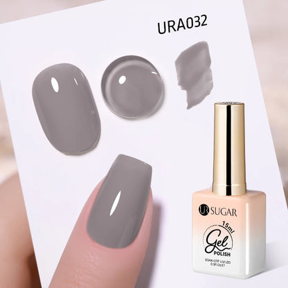 UR SUGAR 15ml Gel Nail Polish Neon Blue Red Green Pastal Nude UV/LED Soak Off No Wipe Nail Gel Polish Suitable For Summer Autumn