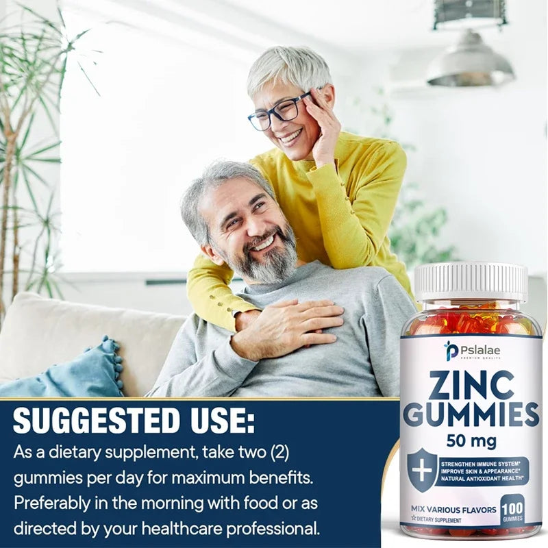 Zinc Gummies - Supports Cognitive Performance, Mood and Energy Levels and Promotes Healthy SleepSupplements