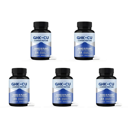 GHK-Cu Copper Peptide Capsules for Skin Repair Support, Collagen Metabolism Support, and Antioxidant Protection - 120 Capsules