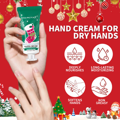 60 piece Christmas hand cream gift box set, advanced essence moisturizing and moisturizing, suitable for dry and cracked skin