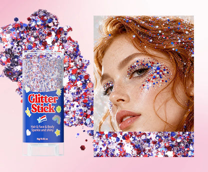 Fairy Dust Sparkling Sequins Glitter Bar Makeup Face Body Glitter Gel Hair Glitter Spray Christmas Paillette for Child Girl