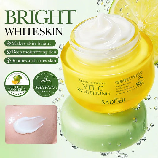 Citrus VC whitening moisturizing face cream moisturizing wrinkle removing collagen hyaluronic acid face cream skin carecosmetics