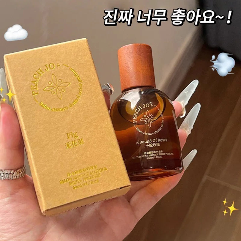 Fig White Musk Perfume Korean Woody Floral Fragrance Green Leaf Accents Women's Sandalwood Rose Honey Body Deodorizing Spray
