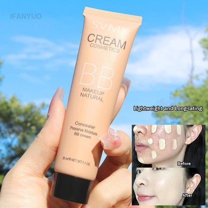 4 Colors BB Cream Isolation Cream Liquid Foundation Moisturizing Oil Control Long Lasting Makeup Waterproof Natural Face Primer