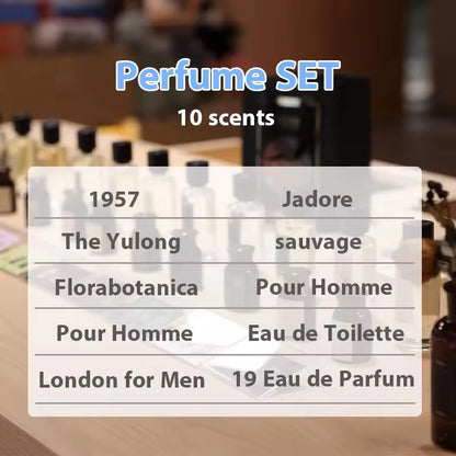 NAMSTE 5ML X 10 Hotel Perfume Essential Sets Oil Samples Set 100% PURE For Home Electric Aroma Diffuser Machine Air Humidifier