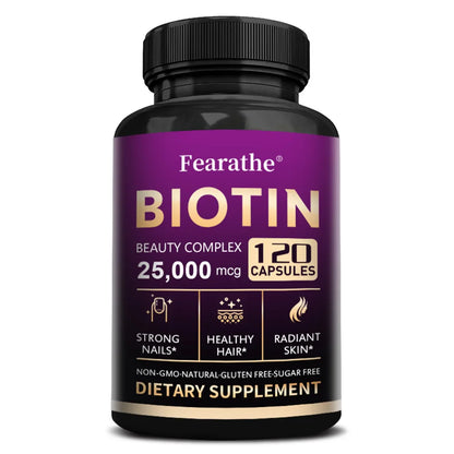 Biotin | Collagen | Keratin Supplement - Hair Growth Support, Skin & Nails, Antioxidant, Increase Skin Elasticity