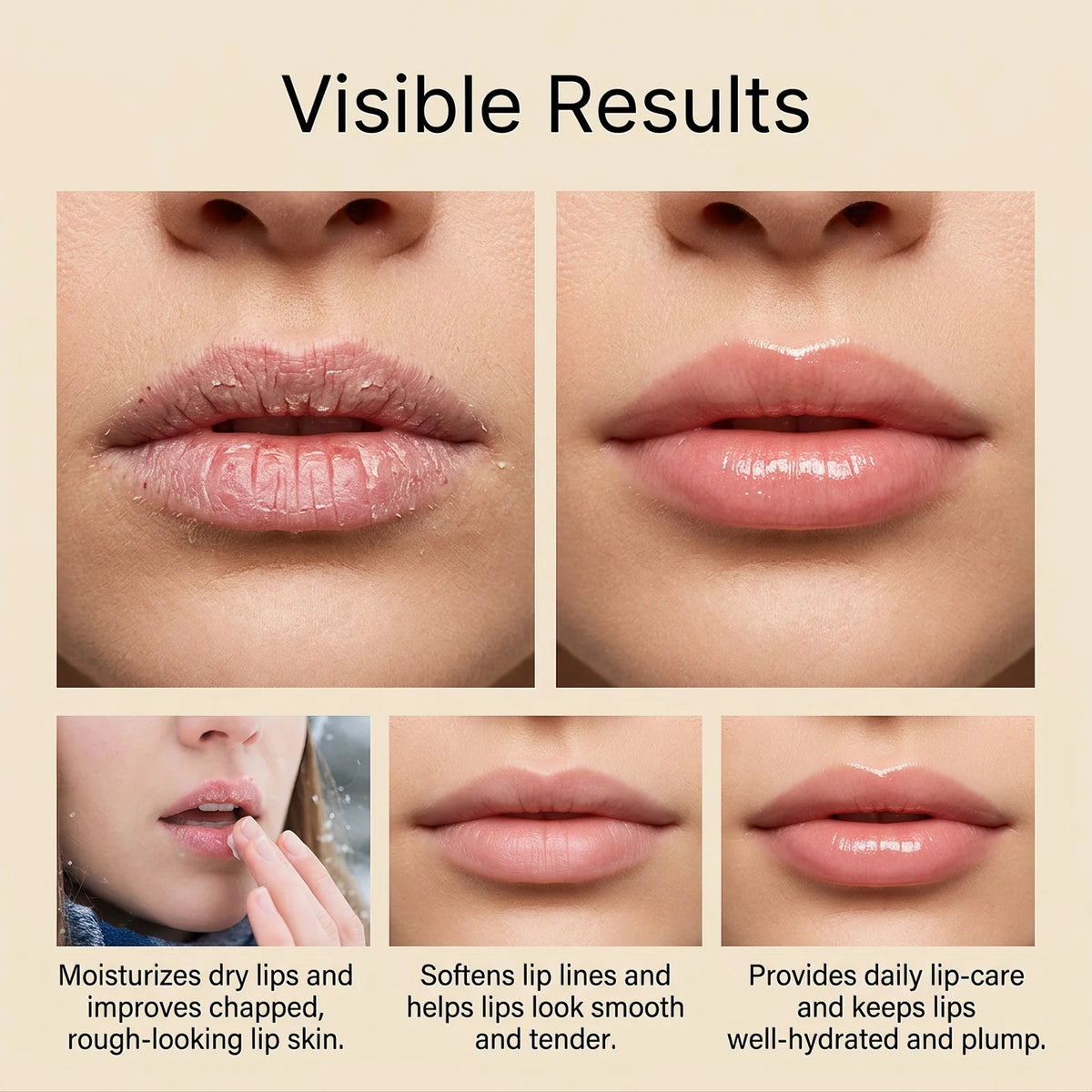Christmas Lip Balm Set Moisturizing Multi-Flavor Long-Lasting Fruity Lip Care for Dry Cracked Lips Holiday Gift Stocking Stuffer