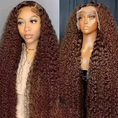 African short curly long hair wigs, fashionable front lace synthetic fiber full head wig