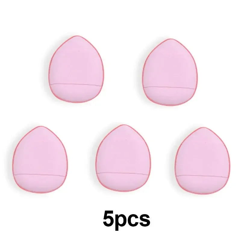 CNK 5/10Pcs Mini Finger Puff Foundation Small Air Cushion Powder Sponge Face Concealer BB Cream Cosmetic Applicator Makeup Tool