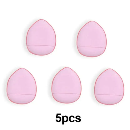 CNK 5/10Pcs Mini Finger Puff Foundation Small Air Cushion Powder Sponge Face Concealer BB Cream Cosmetic Applicator Makeup Tool