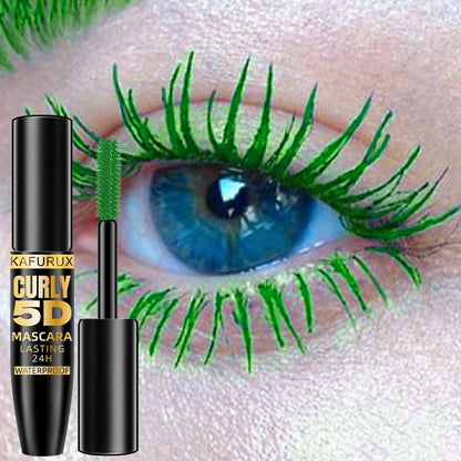 5D Mascara Thick Curl Waterproof Natural Lenthen Eyelash 9 Colors Blue White Green Pink Black Eye Makeup Korean Cosmetics
