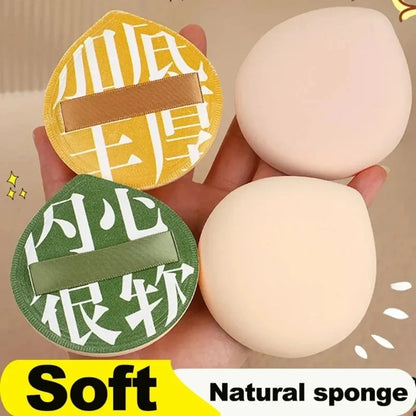 2026 Super Thick Soft Makeup Puffs Large Cotton Velvet Powder Puff Liquid Foundation Sponge Cosmetics Tools Wet Dry Use Puff