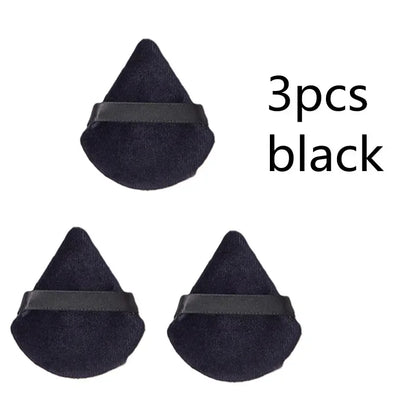 Colorful Triangle Makeup Puff Cosmetic Powder Pufff Makeup Sponge Puff Dry Use Women Smooth Beauty Washable Face Makeup Tool New