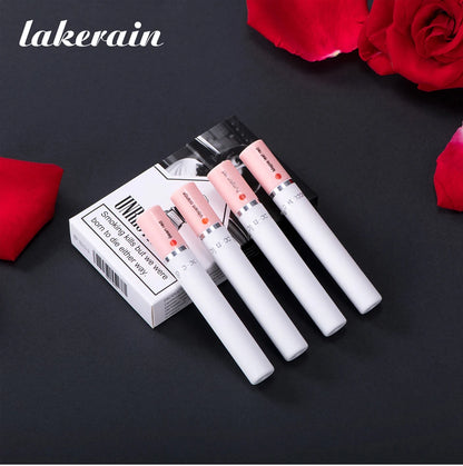 4 Pcs Cigarette Lipstick Set Matte Lip Gloss Long Lasting Waterproof Nude Lip Tint Lip Stick Tube Cosmetics Christmas Gift