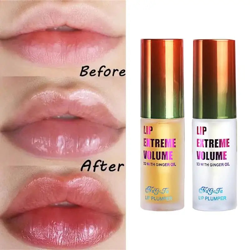Lip Plumper Oil Serum Instant Long Lasting Volumising Essence Repair Fine Lines Increases Elasticity Sexy Balm New
