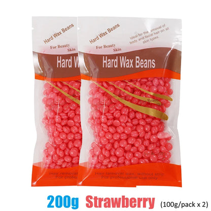 50/200/500g Painless Hard Wax Beans Depilatory Wax Beads Effective Hair Removal For Face Leg Bikini Body Home Wax Kit Supply