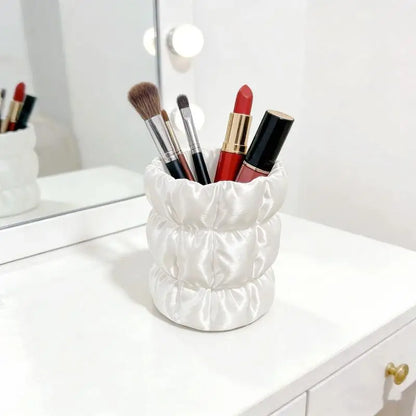 Makeup Brush Storage Tube, Elegant Facial Makeup Tool Storage Rack, Home Storage Rack Makeup Brush Bucket