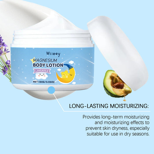 Magnesium Baby Lotion Improve Sleep Quality Nourishing Moisturizing Strengthen Skin Barrier Soothing Dryness Kids Refresh Cream