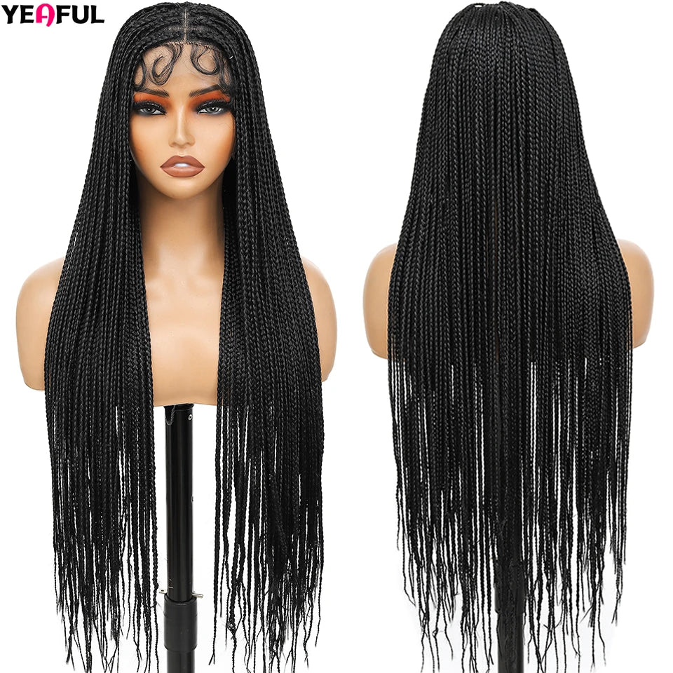 Braided Wigs Lace Front Synthetic Wig Bohemian Braided Wigs Boho Braids Wig Full Lace Braided Wigs Cheap Wigs On Sale Clearance
