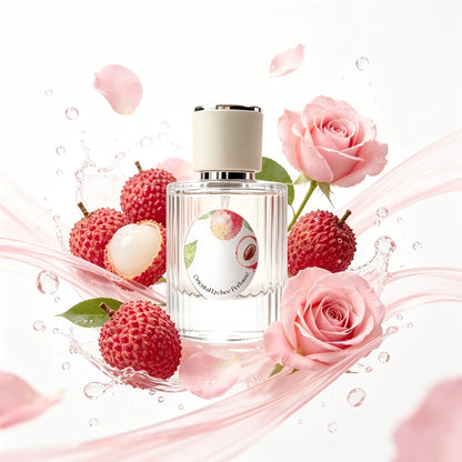HOPE CHRISTINE Lychee Rose Perfume Summer Fresh Fruit Floral Fragrance Long Lasting EDP Women Sweet Pink Flower Body Spray