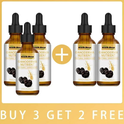 Gray White Hair Treatment Serum Liquid White To Black Natural Color Repair Nourish Product Anti Loss Hair Care Men Women