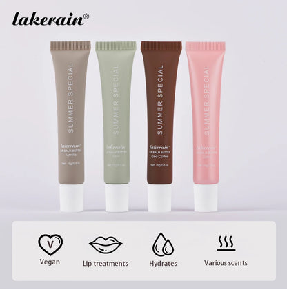 5 Colors Hydrating Lip Stain Lip Balm Plumping Lip Oil Glossy Lip Glaze Stick Moisturizing Lip Cosmetic Christmas Gift For Women