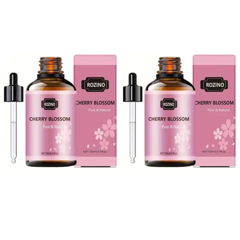 1Pcs/2Pcs/3Pcs Sakura Essential Oil: Pure Plant Essential Oil for Massage, Showering, Skin Care, Face, Body, Nails, Hair, and Eyelash Care
