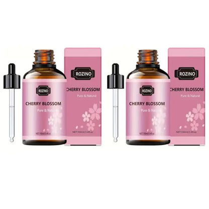 1Pcs/2Pcs/3Pcs Sakura Essential Oil: Pure Plant Essential Oil for Massage, Showering, Skin Care, Face, Body, Nails, Hair, and Eyelash Care