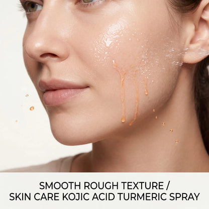 New 2026 Kojic Acid Turmeric Body Spray Exfoliating Spray Glycolic Acid Brightening Smoothing Rough Skin Hydrating 200ml