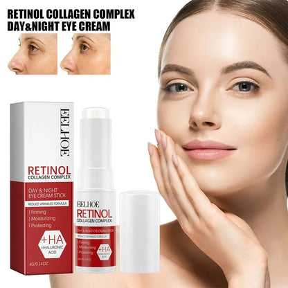 Retinol Eye Cream Stick Anti Aging Fade Dark Circles Under the Eyes Remove Eye Bags Moisturizing Firming Skin Eyes Care