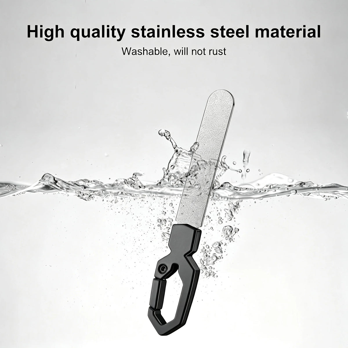 Ouriner Mecha Style Anti Splash Nail Clipper Stainless Steel Foldable Nail File Portable Kraft Tube Manicure Nail Care Kit