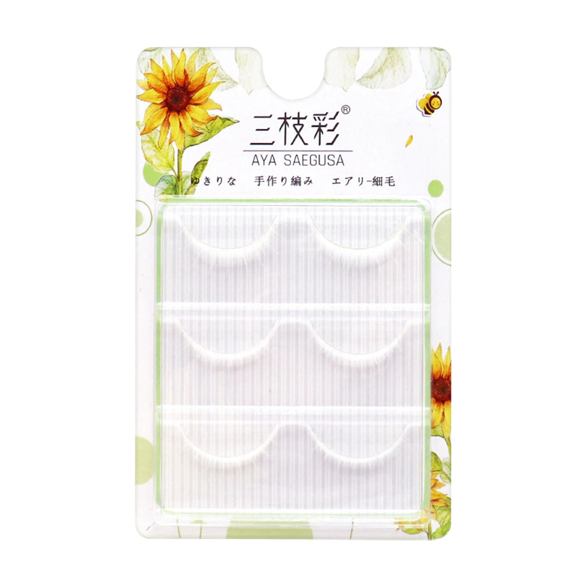 White lashes full strips Natural manga False Eyelashes DIY Wispy Strip lash For Women Halloween Christmas Party makeups